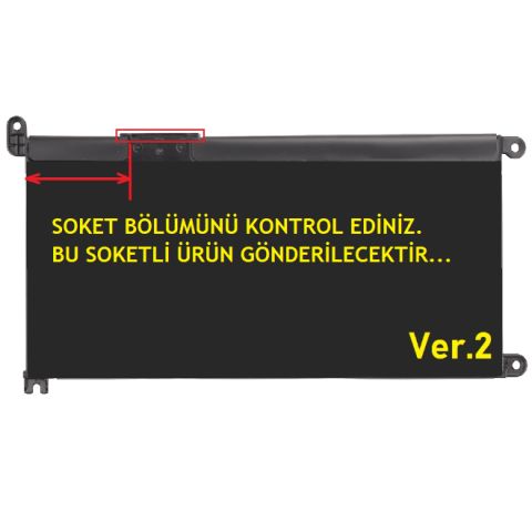 FitCell Dell Vostro 3501, 15 3501, 15-3501, P90F, P90F002 Uyumlu Batarya Pil