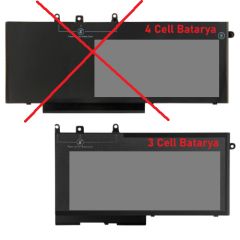 FitCell Dell Latitude 5480, 14 5480, 14-5480, P72G Uyumlu Batarya Pil - 3Cell