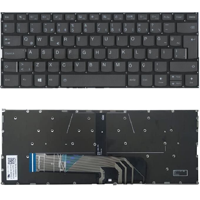Lenovo 5CB0Q96427, 5CB0Q96434, 5CB0R08473 Klavye Gri TR