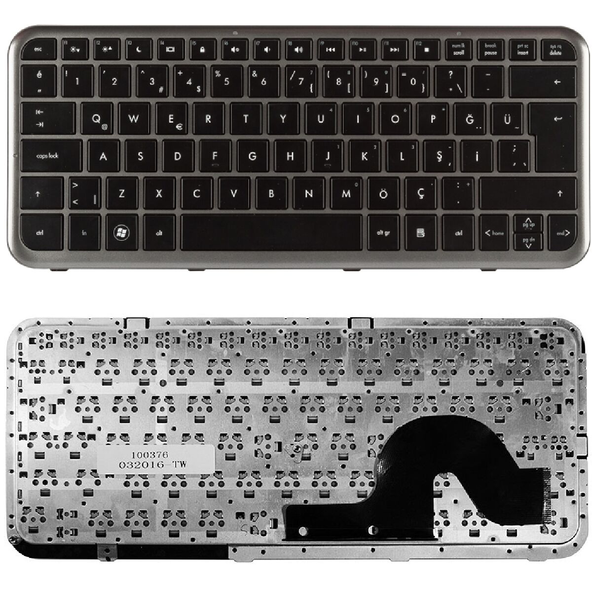 Hp Pavilion DM3-1010ET, DM3-1110ET, DM3-2100ST Klavye Tuş Takımı Tuş Seti Siyah Türkçe