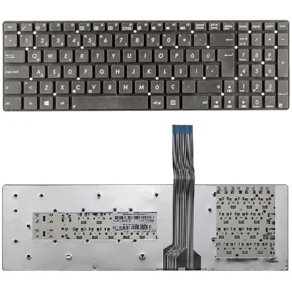 Asus R500VD-BS71, R500VD-RB71, R500VJ-SX165H Klavye Tuş Takımı Siyah Q TR