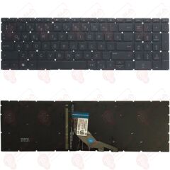 Hp 250 G8, 255 G8 Klavye Tuş Takımı Tuş Seti Led Işıklı Siyah Türkçe