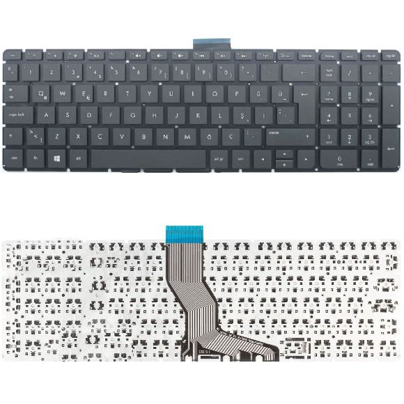 Hp 9Z.NC8LN.501, AP1CR000610, EAX15002010 Klavye Tuş Takımı Tuş Seti Siyah Türkçe