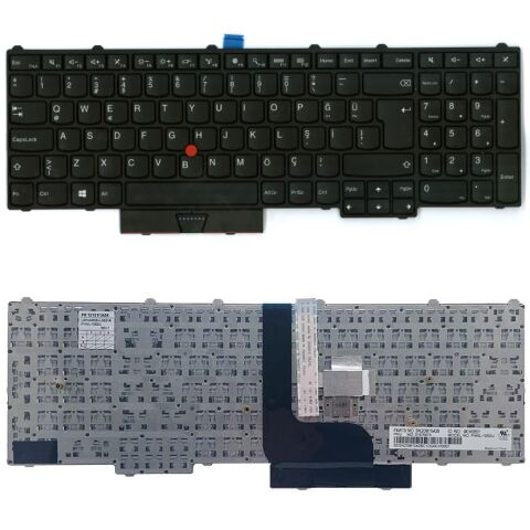 Lenovo 00PA247, 00PA275, 00PA277, 00PA288 Uyumlu Klavye Tuş Takımı Tuş Seti Siyah Türkçe