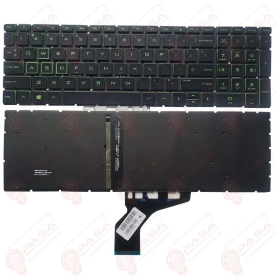 Hp 2CL31EA, 2CL32EA, 2CL33EA, 2CL34EA Klavye Tuş Takımı Tuş Seti Yeşil Led Işıklı Türkçe