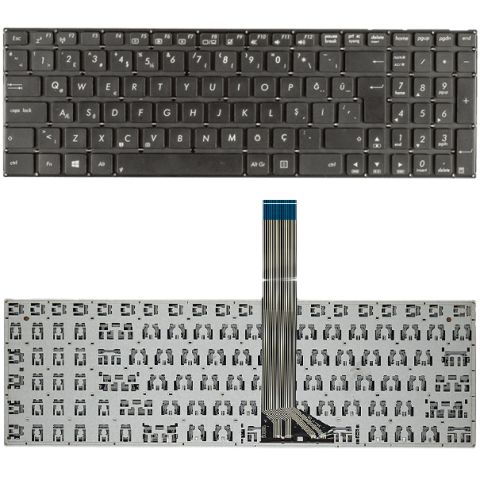 Asus A56, A56C, A56CA, A56CB, A56CM Klavye Tuş Takımı Tuş Seti Siyah Türkçe