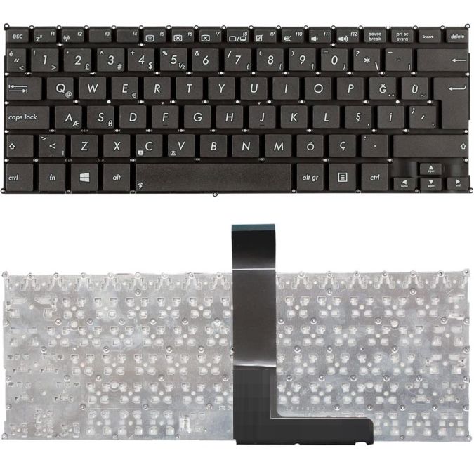 Asus 9Z.N8KSQ.70U, 9Z.N8KSQ.901, SG-62500-28A Uyumlu Klavye Tuş Takımı Tuş Seti Siyah Türkçe