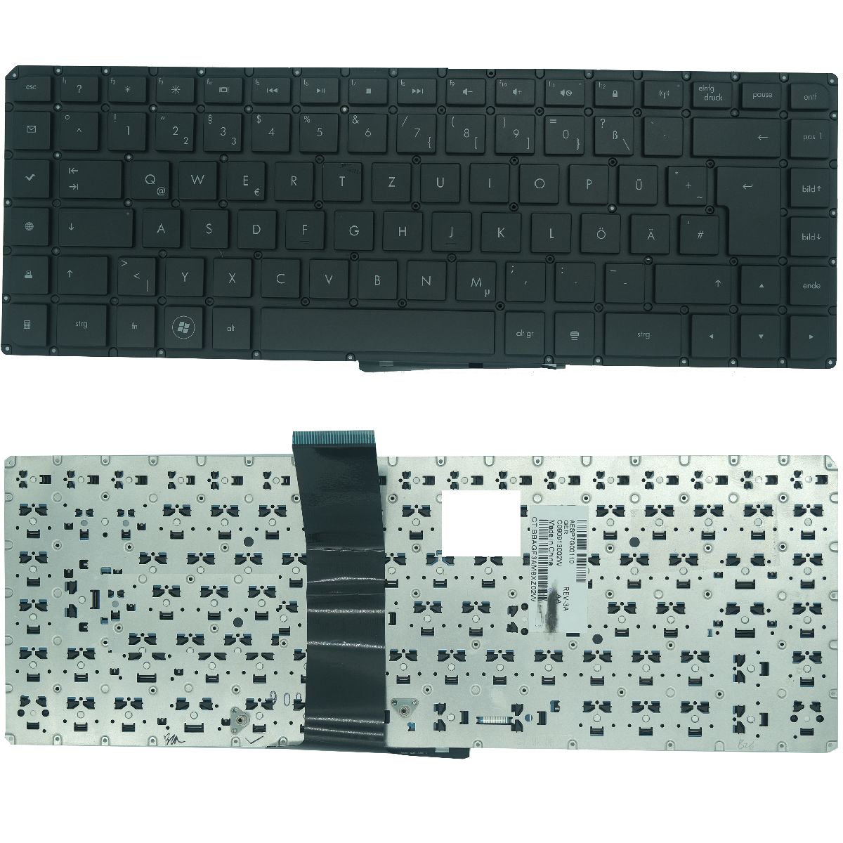 Hp 580132-001, 580132-141, V107046AS1 Klavye Tuş Takımı Tuş Seti Siyah