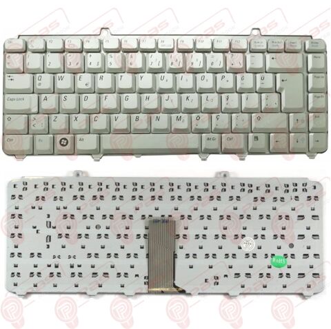 Dell 0DY087, DY087, 0JM629, JM629 Klavye Tuş Takımı Tuş Seti Gümüş Türkçe