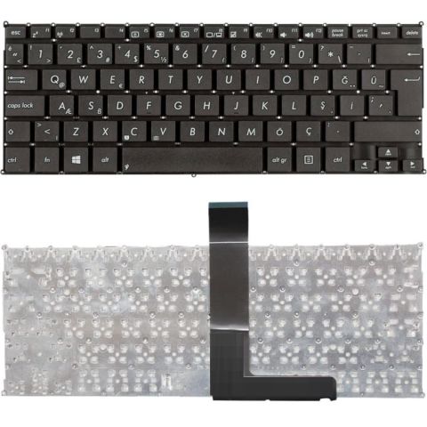 Asus X200CA-CT056H, X200CA-CT079H, X200CA-KX011D Uyumlu Klavye Tuş Takımı Tuş Seti Siyah Türkçe