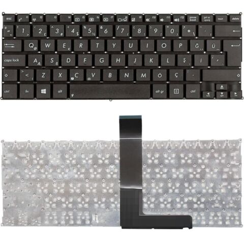 Asus X200LA-DH31T, X200MA-EDU, X200MA-KX161D Uyumlu Klavye Tuş Takımı Tuş Seti Siyah Türkçe