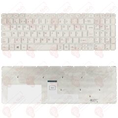Toshiba Satellite Radius P50W-C-104, P50W-C-107 Klavye Beyaz Tuş Takımı Türkçe Q Notebook Klavye