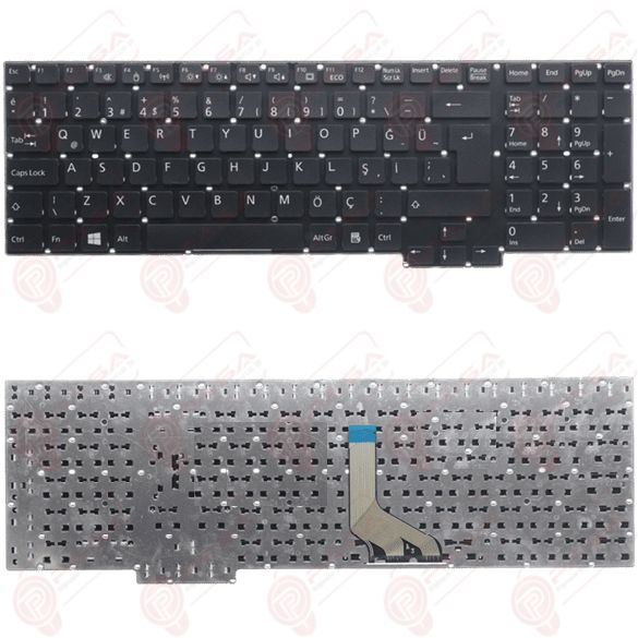 Fujitsu Siemens A532, AH532, AH562 Klavye Tuş Takımı Tuş Seti Siyah Türkçe