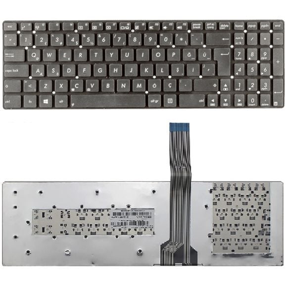 Asus A55V, A55VD, A55VJ, A55VM, A55VS Klavye Tuş Takımı Q Siyah Türkçe