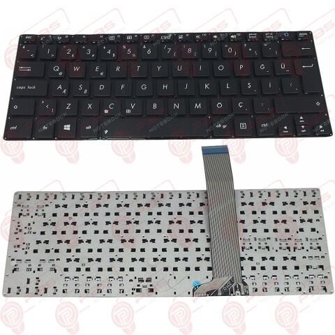 0KN0-P51US12 0KNB0-3105US00 MP-11N53US-5281W 90NB00Z0-R31TU0 Uyumlu Klavye Tuş Takımı Siyah Türkçe