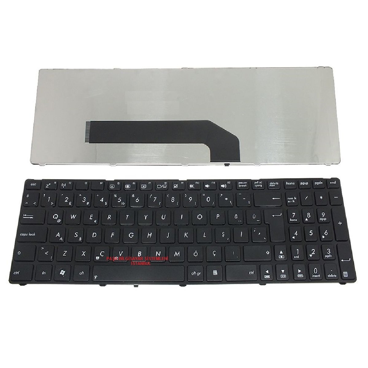 ASUS K50, K50A, K50AB KLAVYE TUŞ TAKIMI TR Q SİYAH