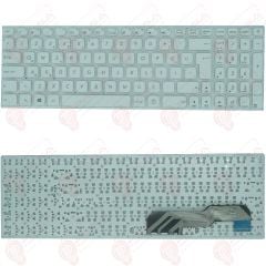 Asus A541U, A541UA, A541UJ, A541UV Klavye Beyaz Tuş Takımı Tuş Seti Türkçe
