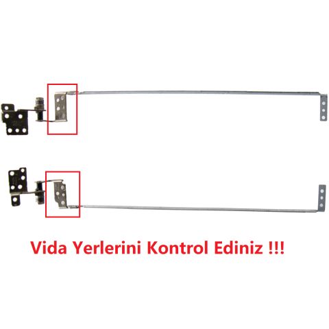 Asus X550JK-XO012D, X550JX-XX099D, X550JX-XX106T, X550JX-XX171D Uyumlu Menteşe Set Sağ Sol