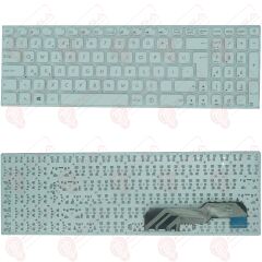 Asus K541UJ-GO218T, K541UJ-GO319T, K541UJ-GO415T Klavye Beyaz Tuş Takımı Tuş Seti Türkçe