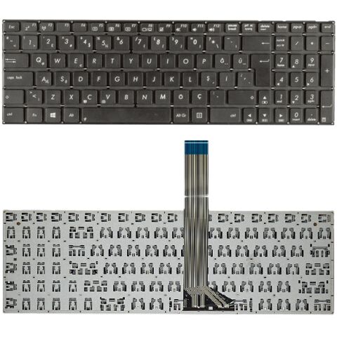 Asus S56, S56C, S56CA, S56CB, S56CM, S56CX Klavye Tuş Takımı Tuş Seti Siyah Türkçe