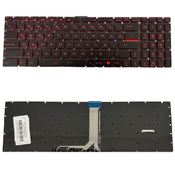 MSI GF75 10SE Klavye Kırmızı Tuş RGB Işıklı Ver.2 TR
