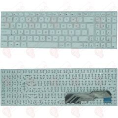 Asus R541U, R541UA, R541UJ, R541UV Klavye Beyaz Tuş Takımı Tuş Seti Türkçe