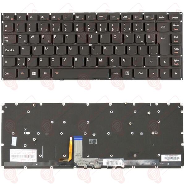 Lenovo SN20F66305, SN20F66346 Klavye Led Işıklı Siyah TR