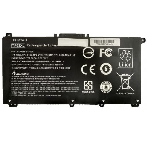 FitCell Hp Pavilion 14-BF, 14-BF000NT, 14-BF002NT, 14-BF003NT, 14-BF004NT Uyumlu Batarya Pil
