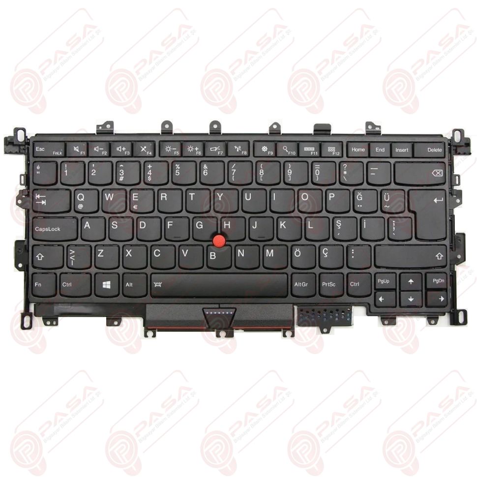 Lenovo ThinkPad X1 Yoga Gen1, 20FQ, 20FR Klavye Işıklı Siyah TR