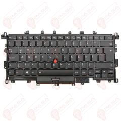 Lenovo ThinkPad X1 Yoga Gen1, 20FQ, 20FR Klavye Işıklı Siyah TR