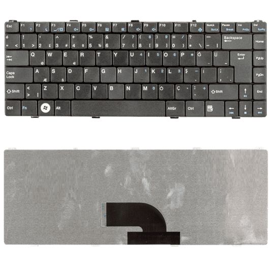 PK130AQ3A00, PK130CF3A03, PK130CF3A05 Klavye Tuş Takımı Tuş Seti Siyah Türkçe