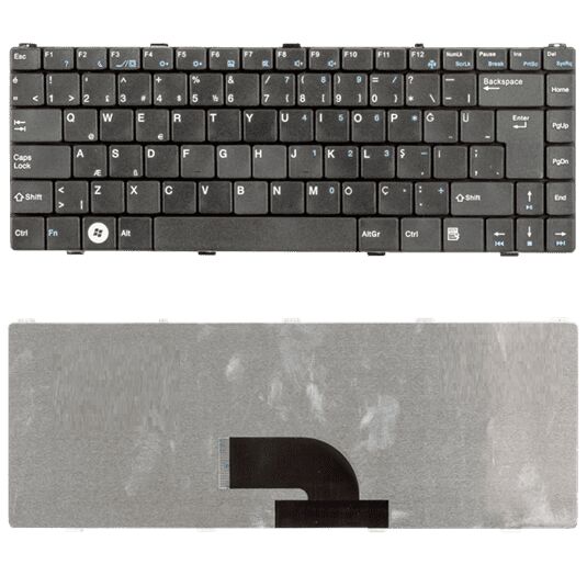 SG-37400-28A, SG-37400-2EA, SN5071C, SN5071D, NCL50, PBL10 Klavye Tuş Takımı Tuş Seti Siyah Türkçe