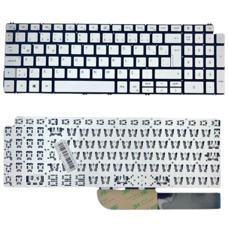 Dell Vostro FB115F82N, FB15F42N Uyumlu Klavye Gri Tuş Takımı Tuş Seti Türkçe