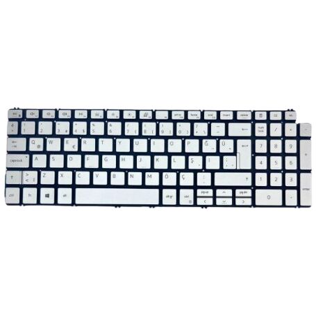 Dell Vostro N3500VN03 Uyumlu Klavye Gri Tuş Takımı Tuş Seti Türkçe