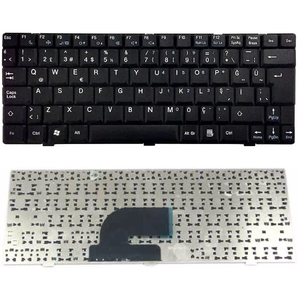 MP-08A73US-920, MP-08A73US-F10 Klavye Tuş Takımı Siyah TR Q