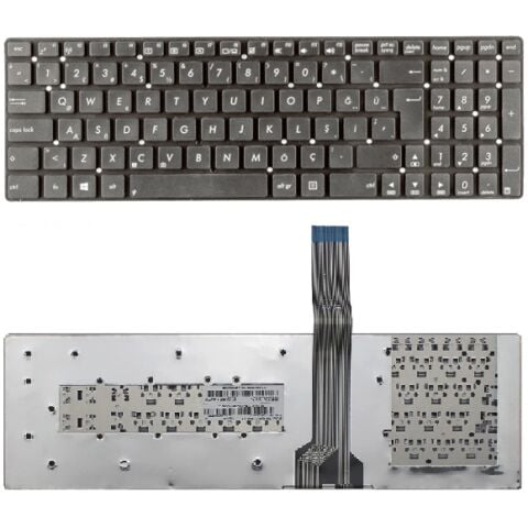 Asus K751M, K751MA, K751MD, K751MJ Klavye Tuş Takımı Q TR Siyah