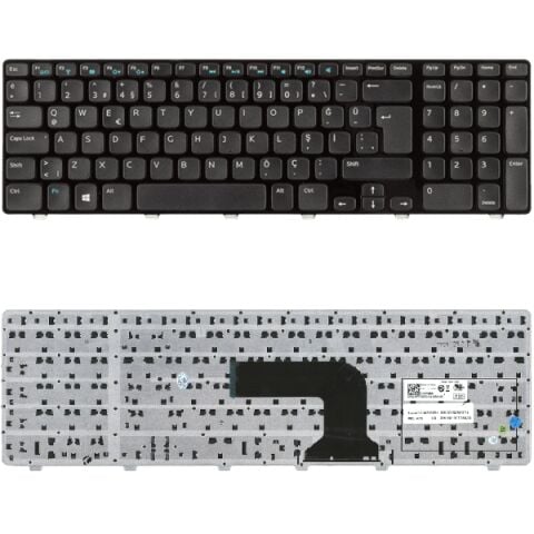 Dell inspiron 3721 17R-3721 3737 17-3737 17-N3737 M731R Uyumlu Klavye Tuş Takımı Siyah Türkçe