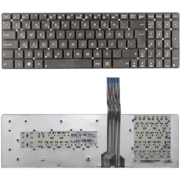 Asus K751N, K751NA, K751NV Klavye Tuş Takımı TR Siyah Q