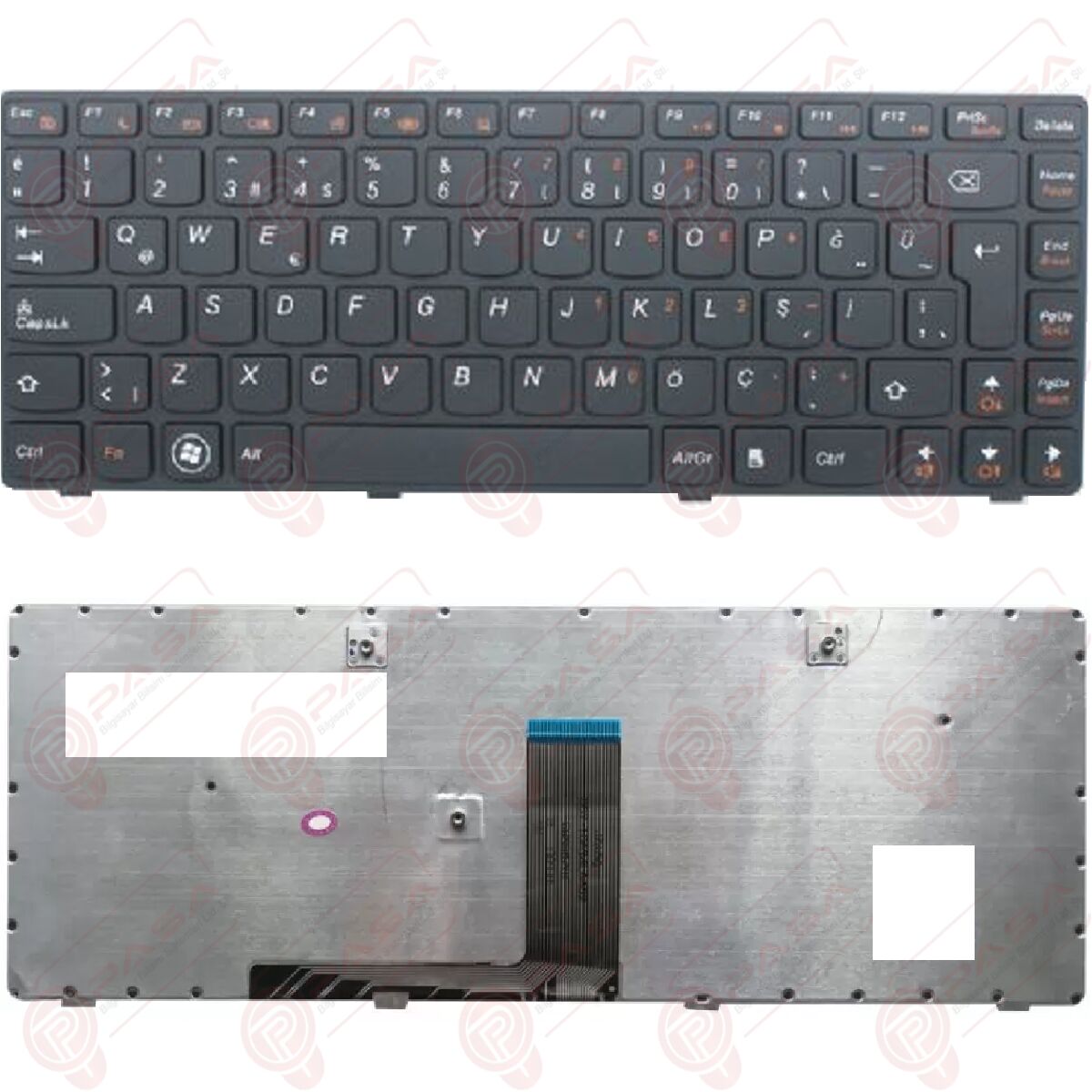Lenovo 20136, 2157, 80C3, 20172 Klavye Siyah TR