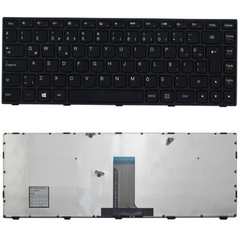 Lenovo 25214510, 25214536, 25215623, 25214821 Uyumlu Klavye Tuş Takımı Tuş Seti Siyah Türkçe