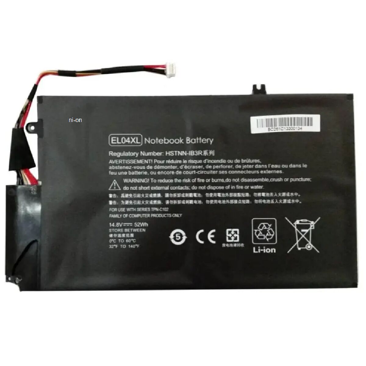 Hp Envy 4-1000ET, 4-1000ST Batarya Pil Orjinal Nion Samsung Hücre