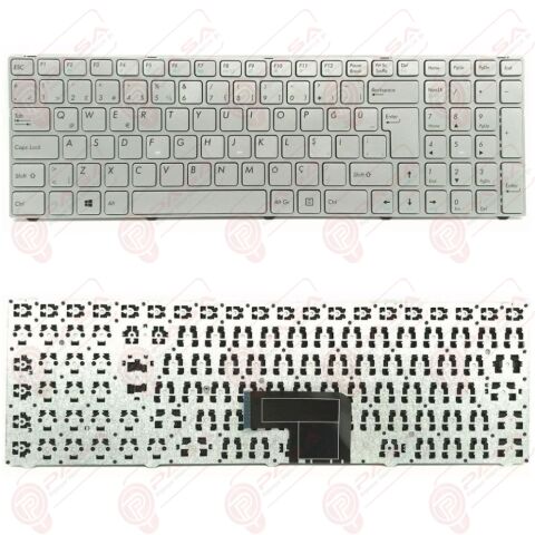 Casper MP-13A86TQ-5281 Klavye Tuş Takımı Gümüş Türkçe