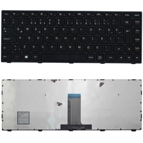 Lenovo 5N20H03078, 5N20H03086, 5N20K13237 Uyumlu Klavye Tuş Takımı Tuş Seti Siyah Türkçe