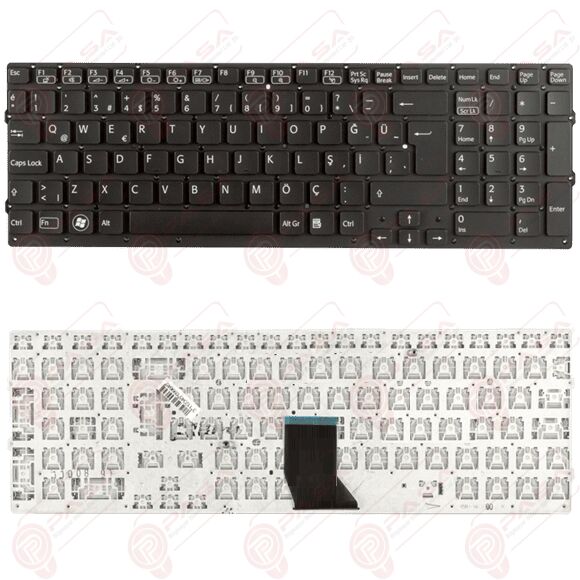 Sony Vaio VPCCB4P1E, VPCCB4Q1E Klavye Siyah TR