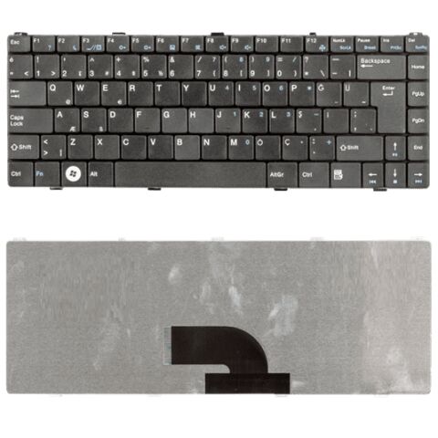 Grundig GNB 1445 A1 i3, 1E7-GNB1445A1i3 Klavye Tuş Takımı Tuş Seti Siyah Türkçe