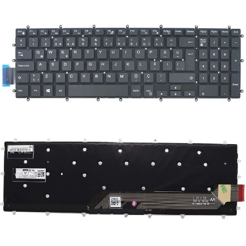 Dell G3-3590, G33590 Uyumlu Klavye Tuş Takımı Tuş Seti Siyah Türkçe