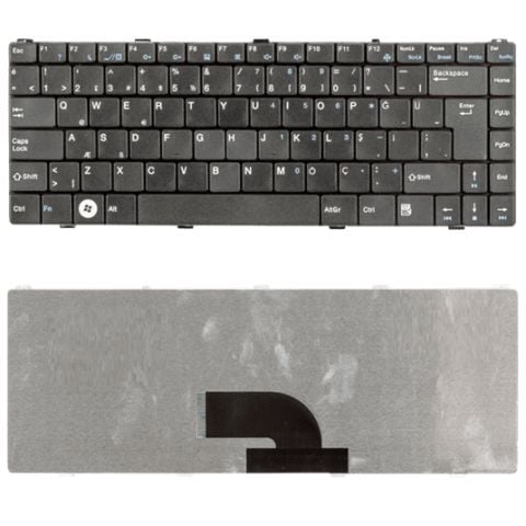 Grundig GNB 1445 A1 P6, 1C3-GNB1445A1P6 Klavye Tuş Takımı Tuş Seti Siyah Türkçe