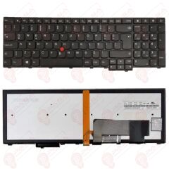 Lenovo 04Y2680, 04Y2689, 04Y2719 Klavye Led Işıklı Siyah TR