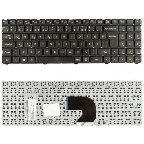 Grundig GNB 1566 B1 i3 Uyumlu Klavye Tuş Takımı Tuş Seti Siyah Türkçe