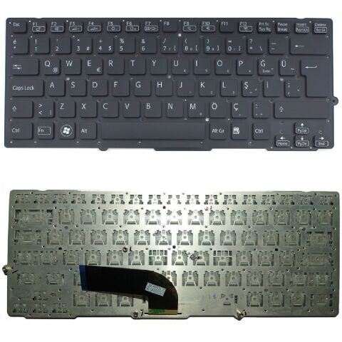 Sony Vaio VPCSA2S9R, VPCSA2V9R, VPCSA2Z9E Klavye Siyah TR